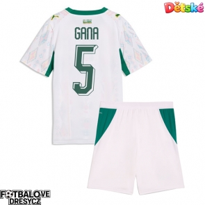 Senegal Idrissa Gueye #5 Dětské Domácí dres komplet MS 2026 Krátký Rukáv (+ trenýrky)